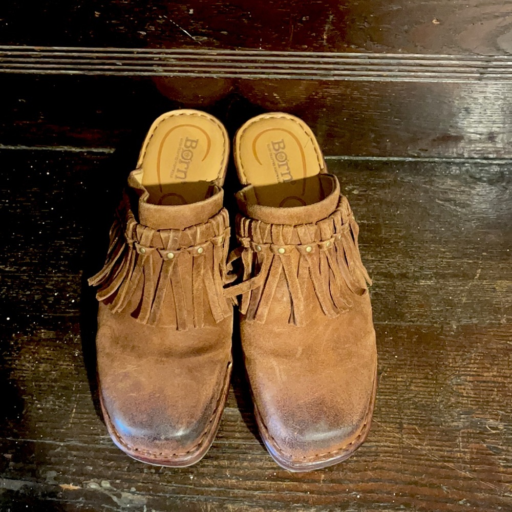 Born Brown Clogs - image 2